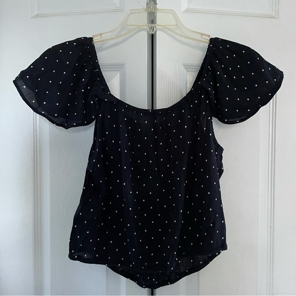 American eagle black polka dot top - Picture 6 of 9